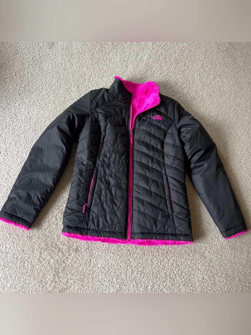 The North Face Pink & Black Ladies Jacket